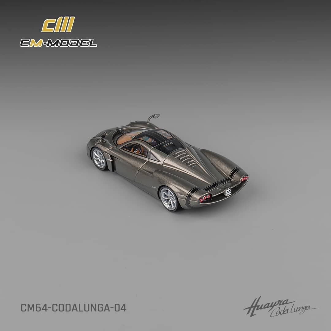 [ETA:  Nov 2025 ] CM Model 1/64 Pagani Huayra Codalunga Metallic Gun Grey