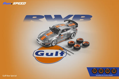 [ETA:  Jul 2025 ] Fast Speed 1/64 RWB993 GT Wing Gulf Raw Titanium Livery