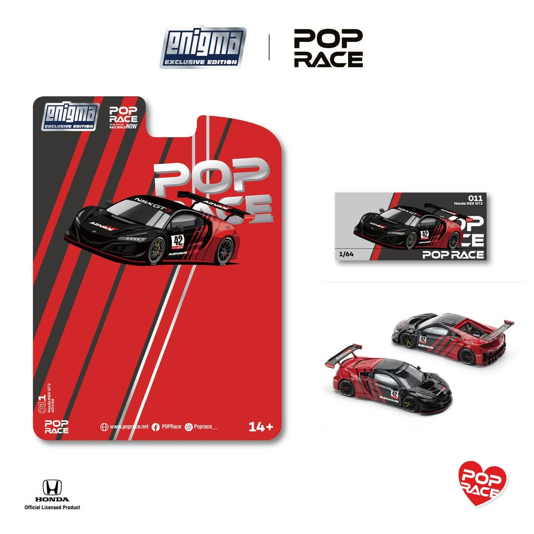 [ETA:  Aug 2025 ] Enigma x Pop Race 1/64 NSX GT3 Evo22 Advan Livery