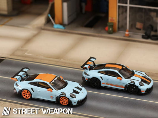 Street Weapon 1/64 992 GT3 RS Gulf Blue