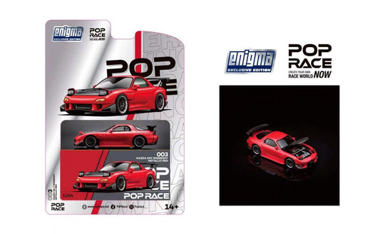 Enigma x Pop Race 1/64 RE Amemiya RX-7 FD3S Red