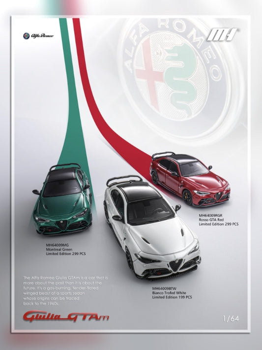 [ETA:  Nov 2025 ] Motorhelix 1/64 Alfa Romeo Giulia GTAm [Resin]