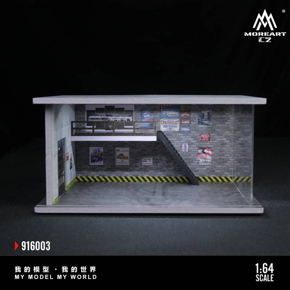 ETA: Oct 2025 ] MoreArt 1/64 Parking Lot - Auto Garage- MO916003