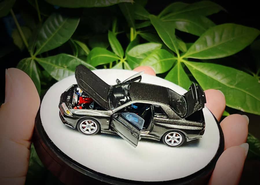 ETA: Nov 2025 ] PGM 1/64 Skyline GT-R R32 - Metallic Grey – Black