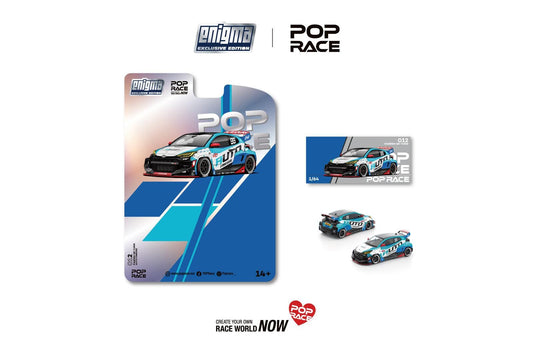 [ETA:  Nov 2026 ] Enigma x Pop Race 1/64 Pandem Rocket Bunny GR Yaris - Auto Finesse Livery Blister Card Version