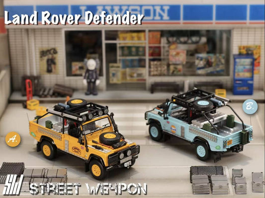 [ETA:  Oct 2025 ] Street Weapon 1/64 Tomb Raider Defender Pick Up -  Camel / Gulf