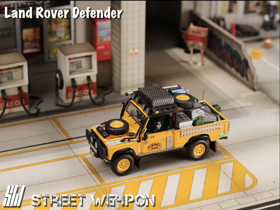 [ETA:  Oct 2025 ] Street Weapon 1/64 Tomb Raider Defender Pick Up -  Camel / Gulf