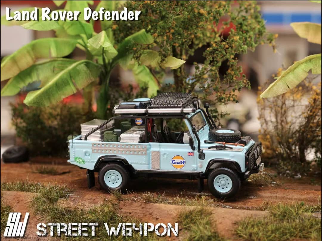 [ETA:  Oct 2025 ] Street Weapon 1/64 Tomb Raider Defender Pick Up -  Camel / Gulf