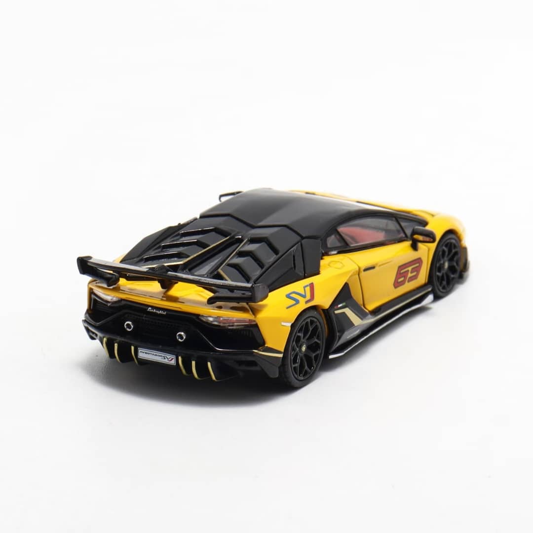 [ETA:  Nov 2025 ] MaxWell x Rhino Model 1/64 Aventador LP770-4 SVJ 63 Yellow