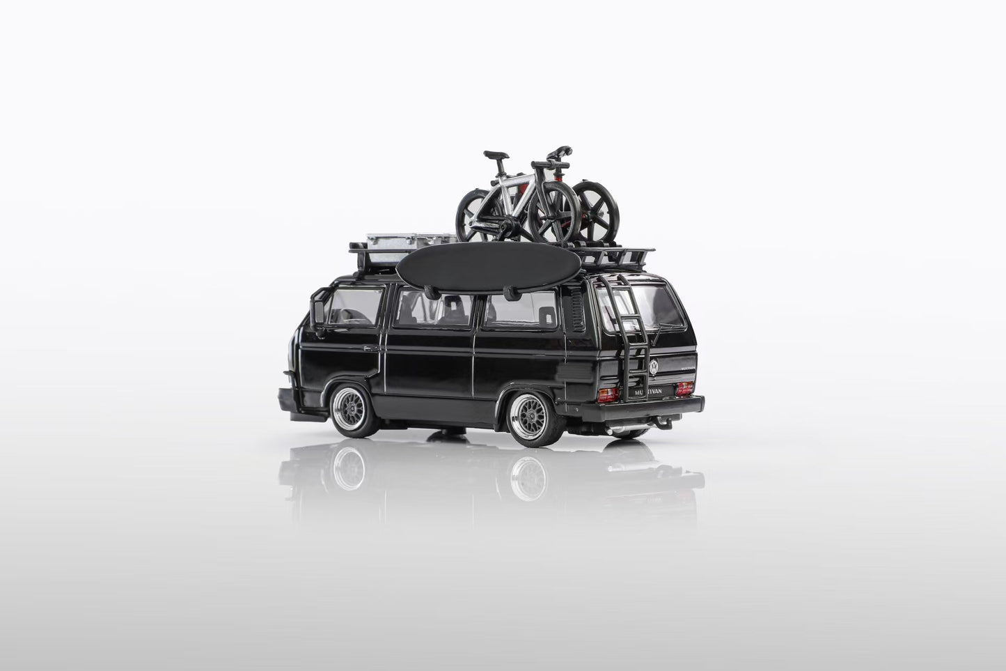 BSC Model x Mortal 1/64 VW Type 2 T3 (Carrera Bus B32) Lowride  With BBS Rim - 2025 Beijing HEC Event Car