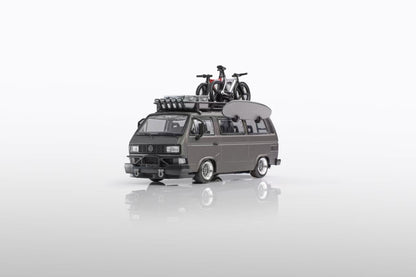 BSC Model x Mortal 1/64 VW Type 2 T3 (Carrera Bus B32) Lowride  With BBS Rim - 2025 Beijing HEC Event Car
