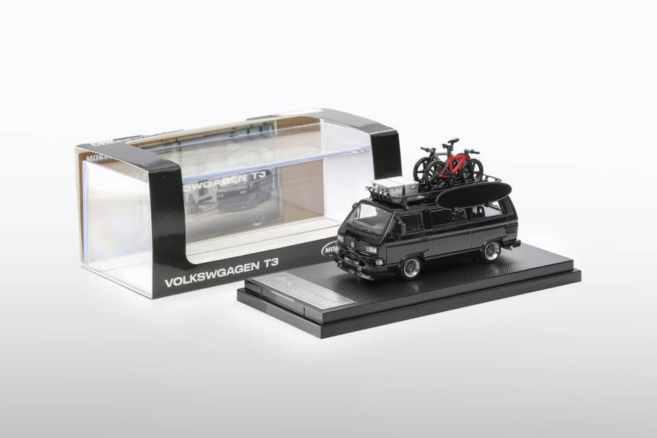 BSC Model x Mortal 1/64 VW Type 2 T3 (Carrera Bus B32) Lowride  With BBS Rim - 2025 Beijing HEC Event Car