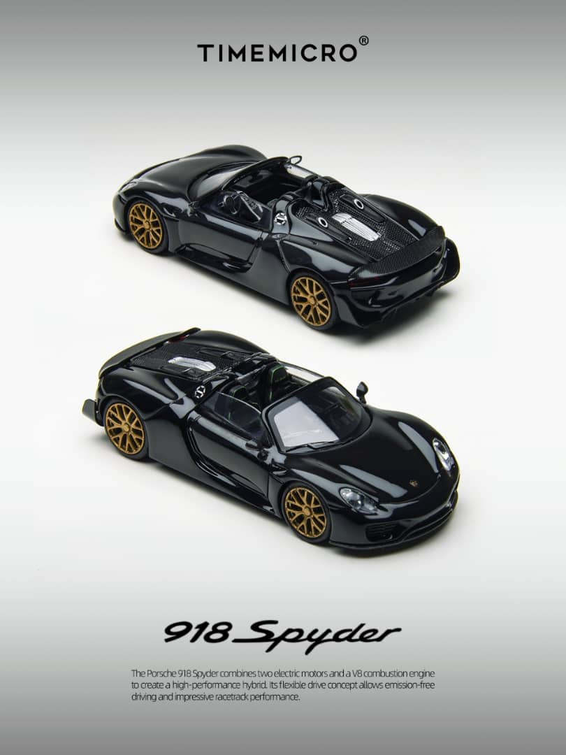 [ETA:  Nov 2025 ] Time Micro 1/64 918 Spyder Black