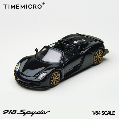 [ETA:  Nov 2025 ] Time Model 1/64 918 Spyder - Black with Gold Rims