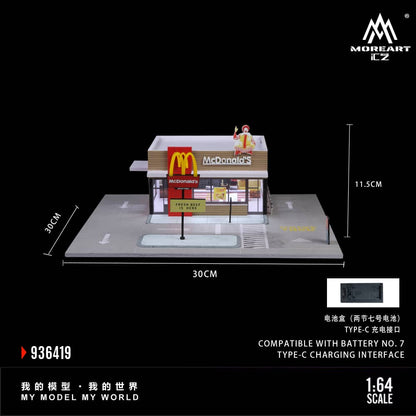 [ETA:  Nov 2025 ] MoreArt 1/64 McDonald`s Theme (MO936419)
Size: 30 x 30 x 11.5cm