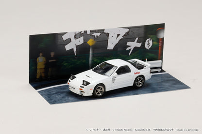 [ETA:  Mar 2026 ] Hobby Japan 1/64 RX-7 FC3S RedSuns White Ryosuke Takahashi vs Takumi Fujiwara (Initial D 30th Anniversary Diorama Set Series)