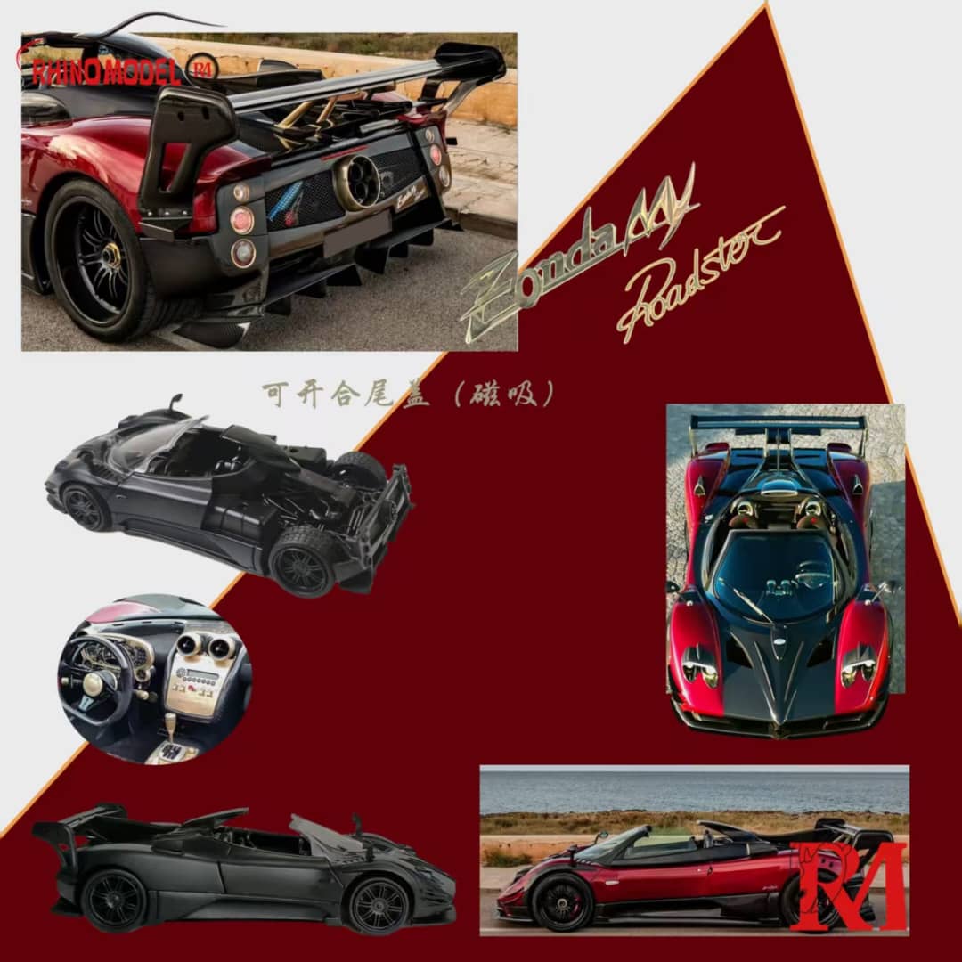 [ETA:  Dec 2025 ] Rhino Model 1/64 Zonda 760 MY Roadster - Ruby Red