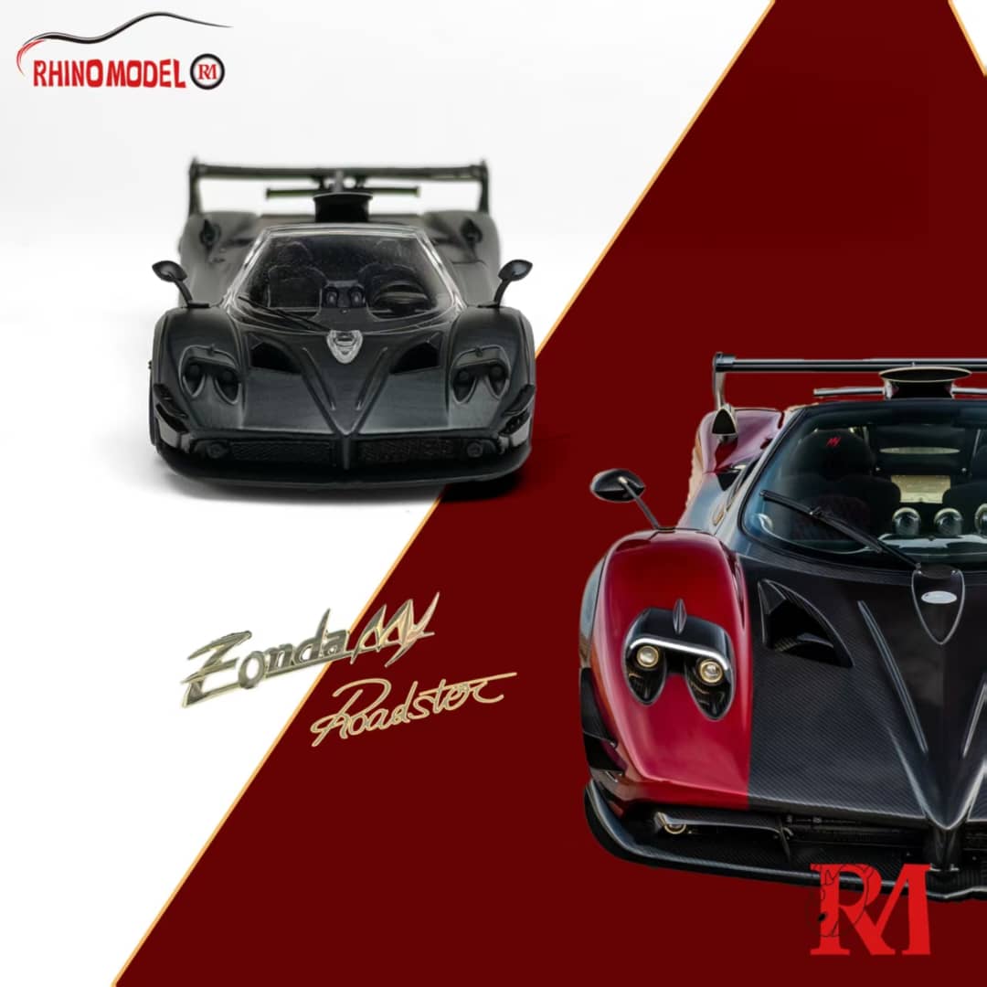 [ETA:  Dec 2025 ] Rhino Model 1/64 Zonda 760 MY Roadster - Ruby Red