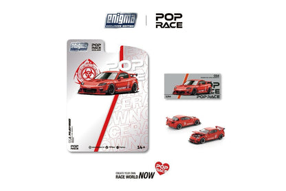 [ETA:  Feb 2026 ] Enigma x Pop Race 1/64 RX-8 RE Amemiya Red - Blister Card Version