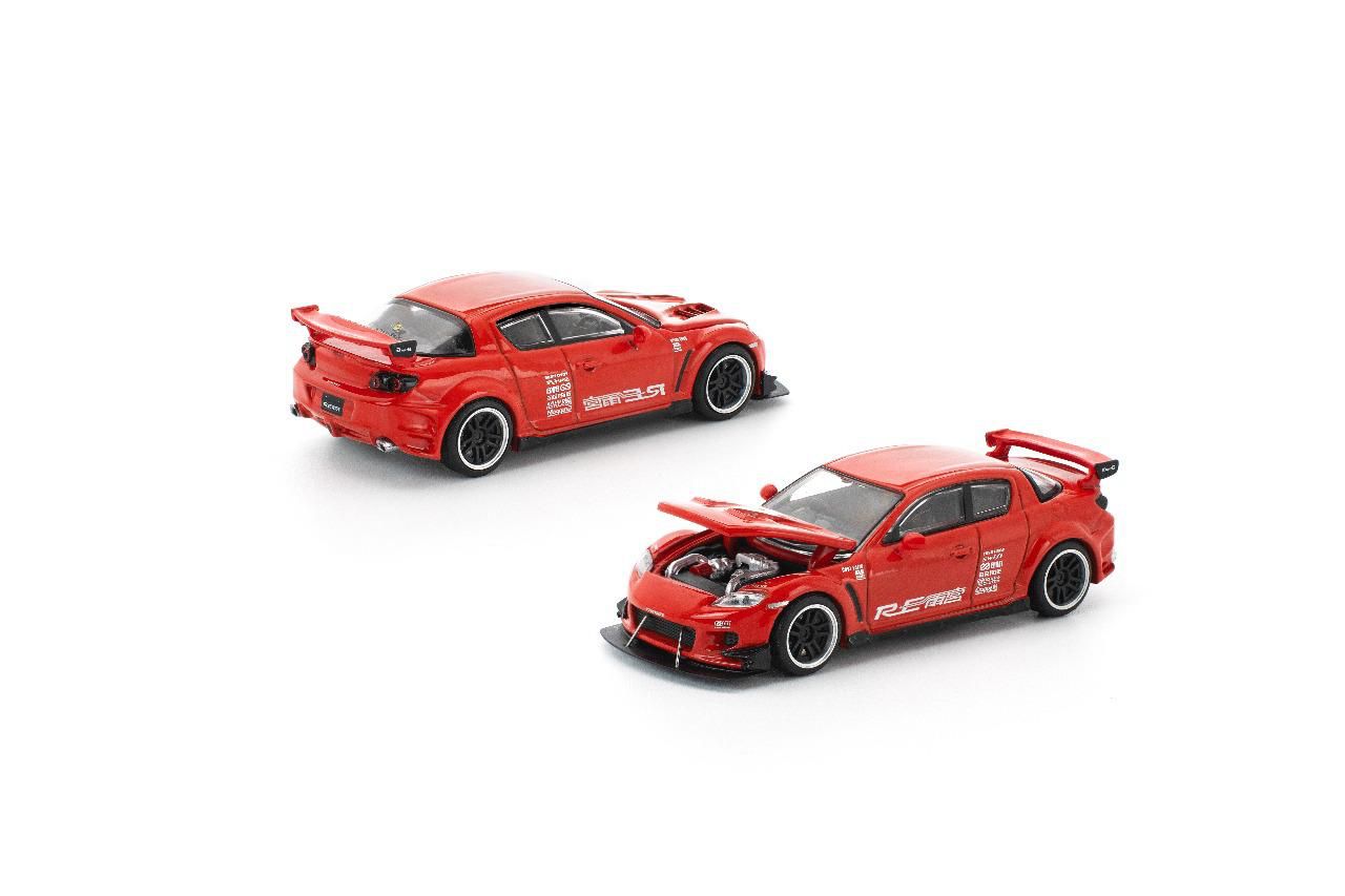 [ETA:  Feb 2026 ] Enigma x Pop Race 1/64 RX-8 RE Amemiya Red - Blister Card Version