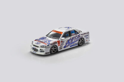 [ETA:  Oct 2025 ] Mortal 1/64 Skyline ER34 25GT-Turbo Drift Version - D1GP Blitz Drift Livery - Blitz ER34 2004 Version