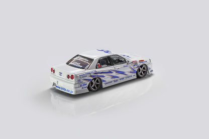[ETA:  Oct 2025 ] Mortal 1/64 Skyline ER34 25GT-Turbo Drift Version - D1GP Blitz Drift Livery - Blitz ER34 2004 Version