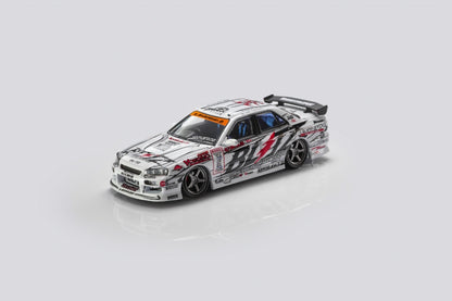 [ETA:  Oct 2025 ] Mortal 1/64 Skyline ER34 25GT-Turbo Drift Version - D1GP Blitz Drift Livery - Blitz ER34 2007 Version
