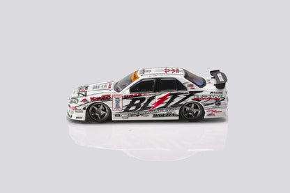 [ETA:  Oct 2025 ] Mortal 1/64 Skyline ER34 25GT-Turbo Drift Version - D1GP Blitz Drift Livery - Blitz ER34 2007 Version