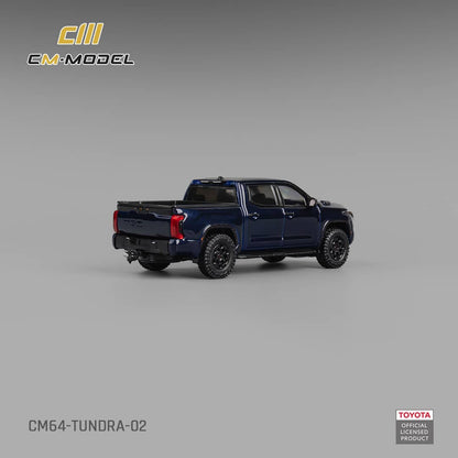 [ETA:  Jan 2026 ] CM Model 1/64 Toyota Tundra PickUp MK3 XK70 TRD Pro Metallic Blue