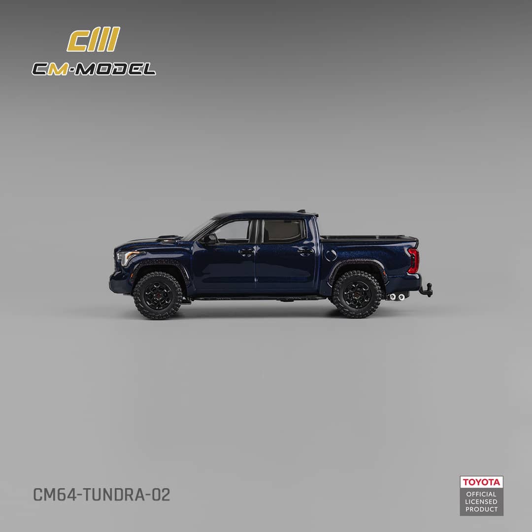 [ETA:  Jan 2026 ] CM Model 1/64 Toyota Tundra PickUp MK3 XK70 TRD Pro Metallic Blue