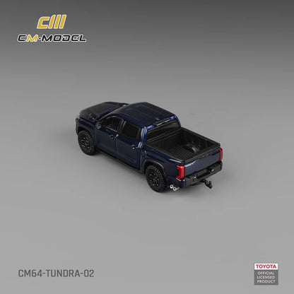 [ETA:  Jan 2026 ] CM Model 1/64 Toyota Tundra PickUp MK3 XK70 TRD Pro Metallic Blue