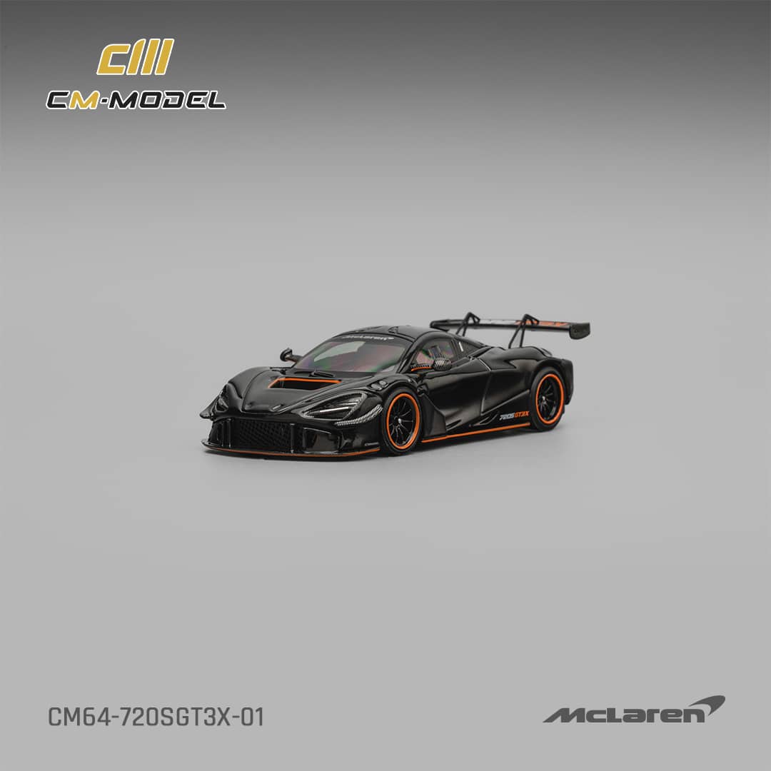 [ETA:  Jan 2026 ] CM Model 1/64 Mclaren  720S GT3 Gloss Black