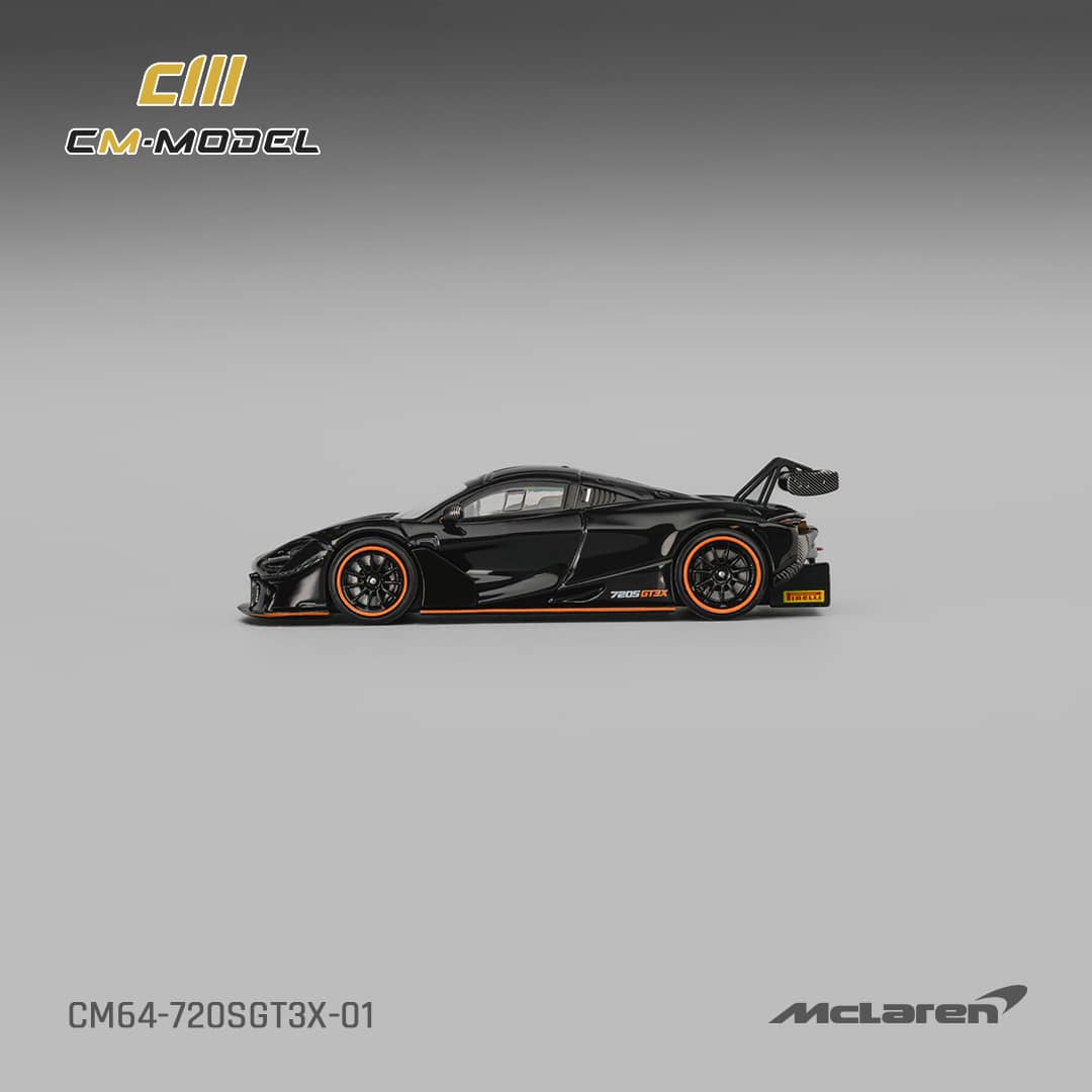 [ETA:  Jan 2026 ] CM Model 1/64 Mclaren  720S GT3 Gloss Black