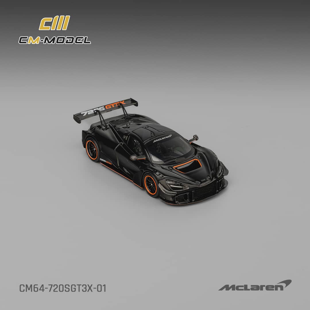 [ETA:  Jan 2026 ] CM Model 1/64 Mclaren  720S GT3 Gloss Black