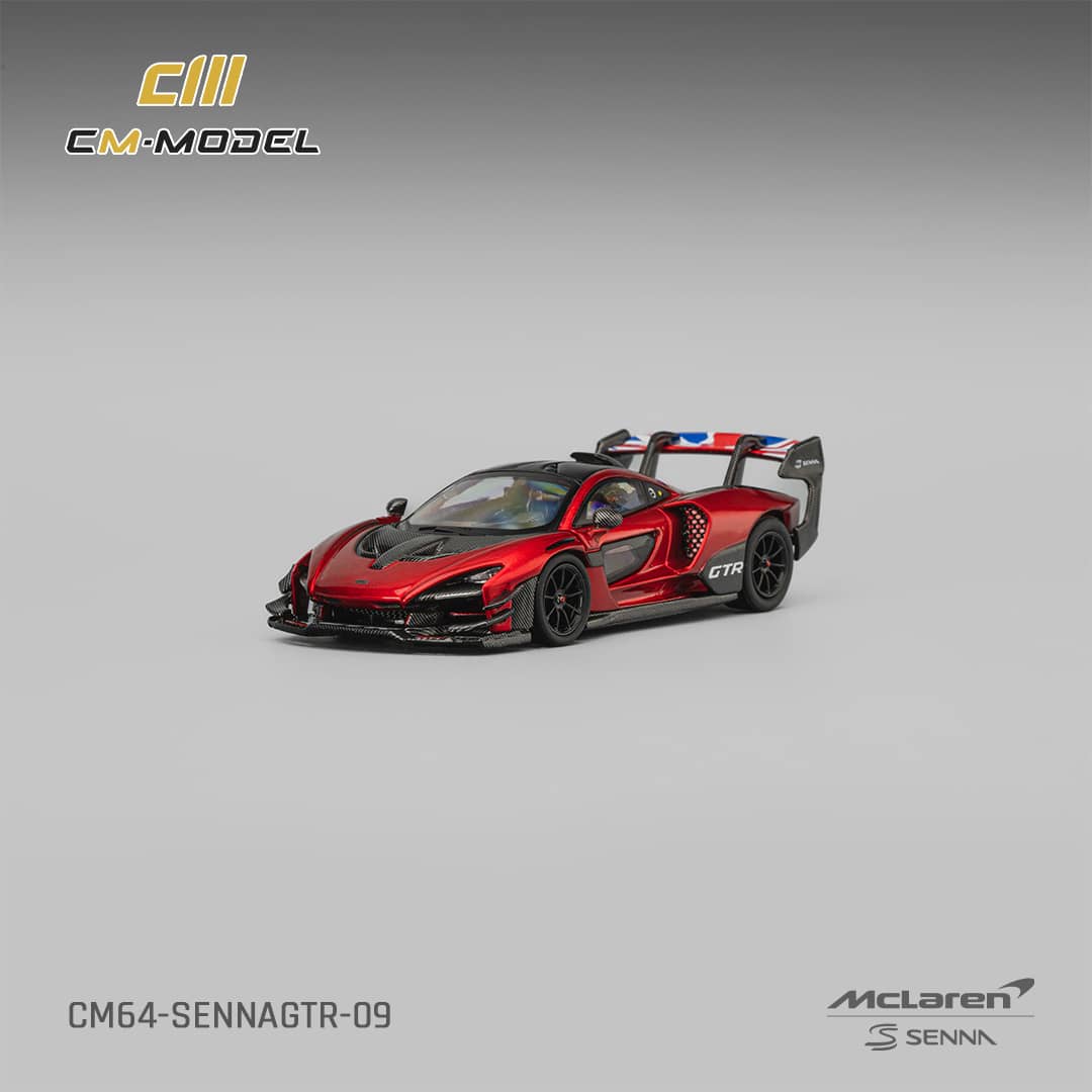 [ETA:  Jan 2026 ] CM Model 1/64 Mclaren Senna GTR  Metallic Red