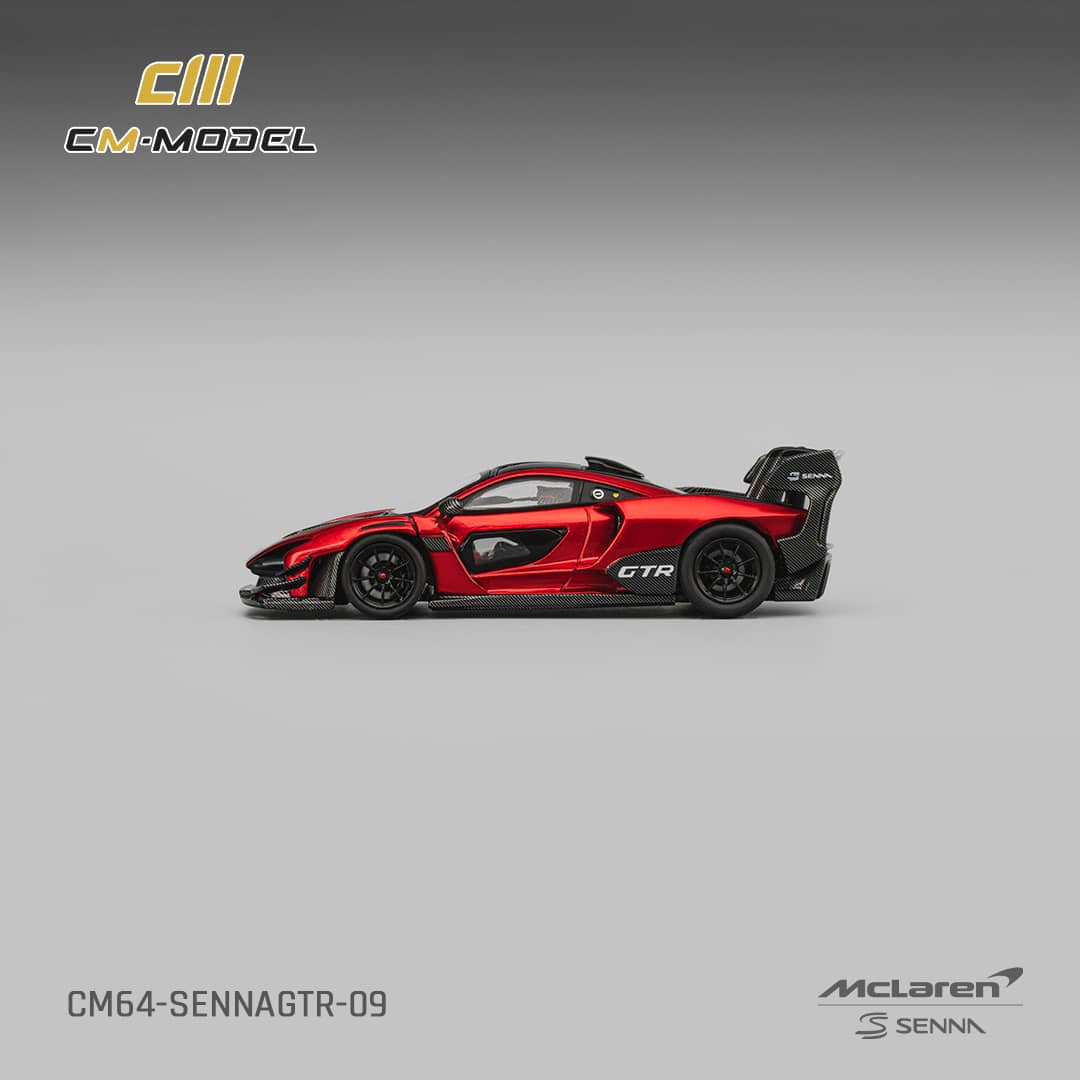 [ETA:  Jan 2026 ] CM Model 1/64 Mclaren Senna GTR  Metallic Red