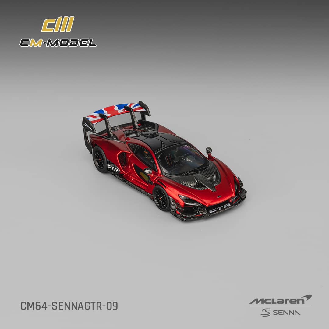 ETA: Jan 2026 ] CM Model 1/64 Mclaren Senna GTR Metallic Red