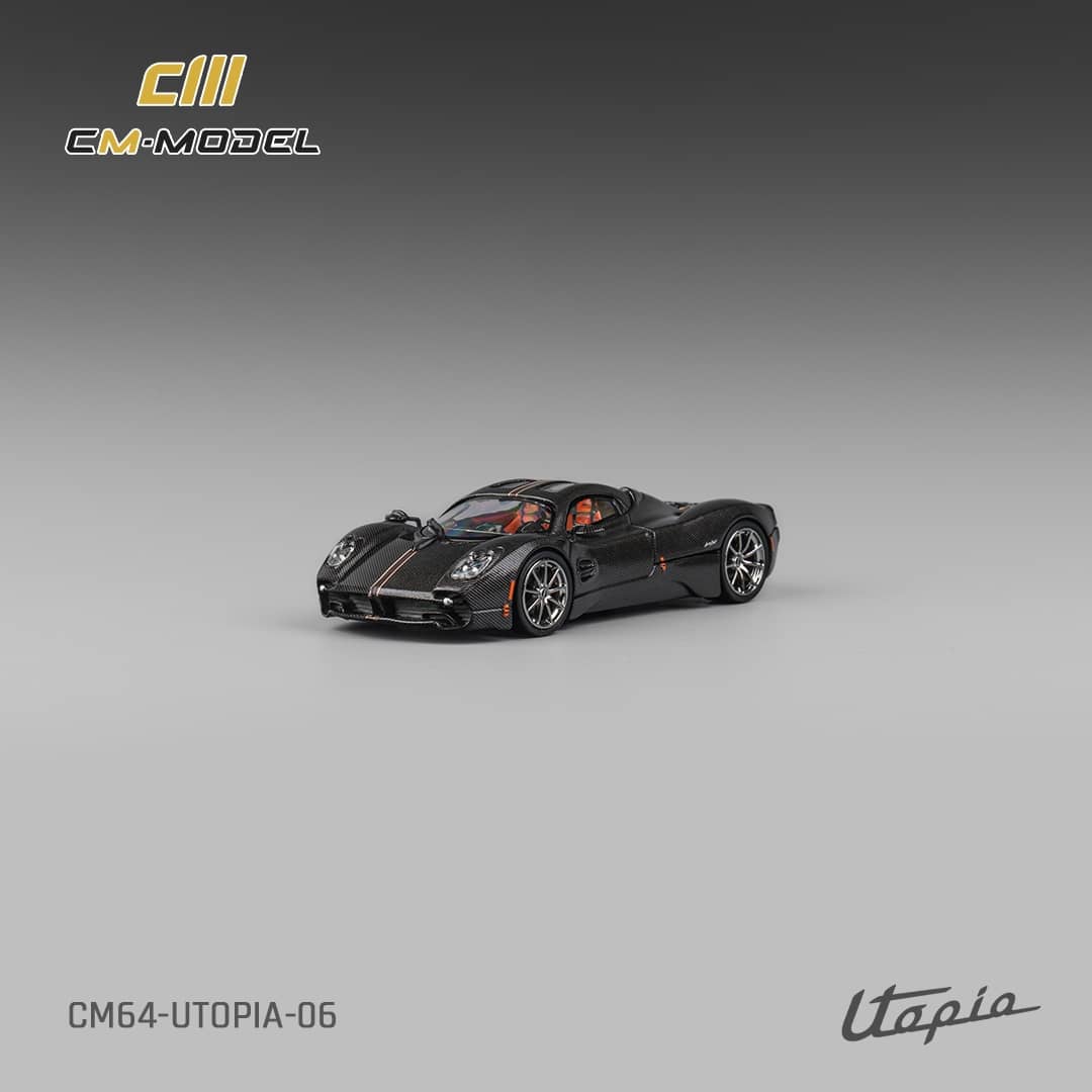 [ETA:  Jan 2026 ] CM Model 1/64 Pagani Utopia Carbon Black