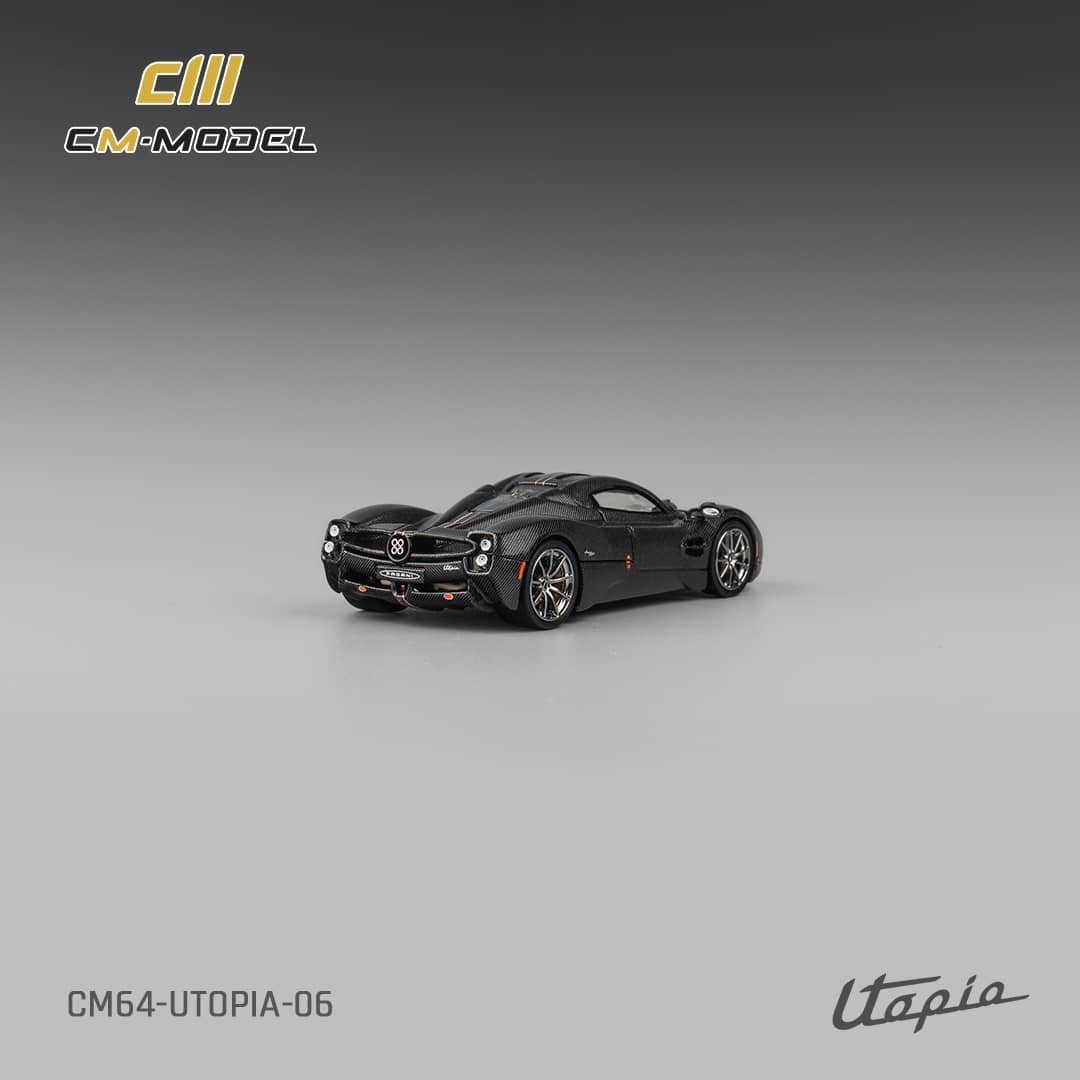 [ETA:  Jan 2026 ] CM Model 1/64 Pagani Utopia Carbon Black
