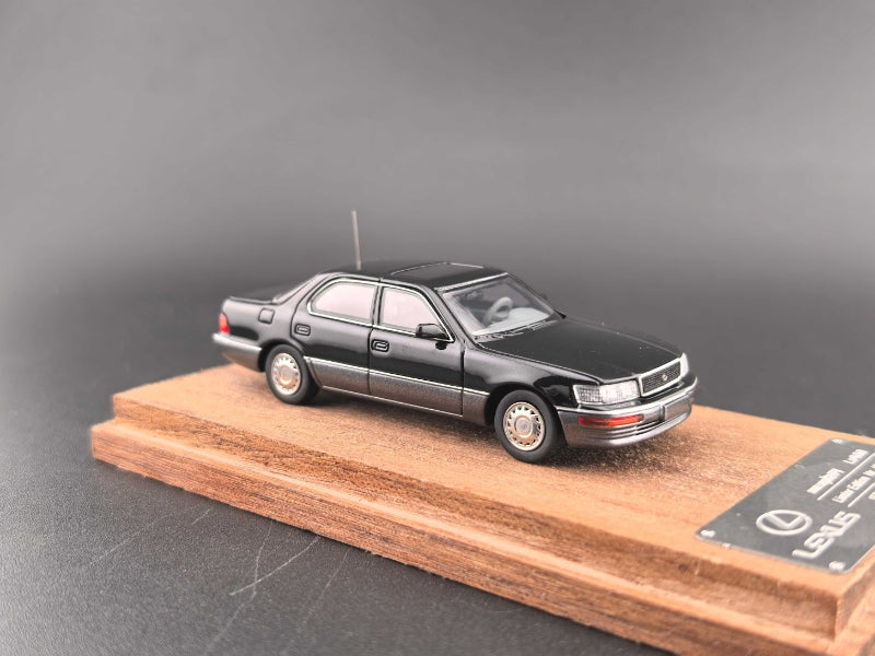 [ETA:  Oct 2025 ] Fine Works 1/64 Lexus LS400 XF10 (UCF10) Black-Grey