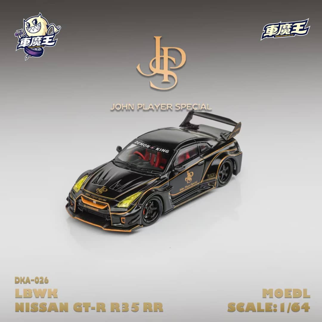 [ETA:  Nov 2025 ] Demon King Auto 1/64 LBWK GT-R R35 JPS Livery