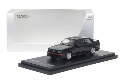 [ETA:  Jan 2026 ] AR Box 1/64 BMW 3 Series M3 E30 Sedan Black (630101001)