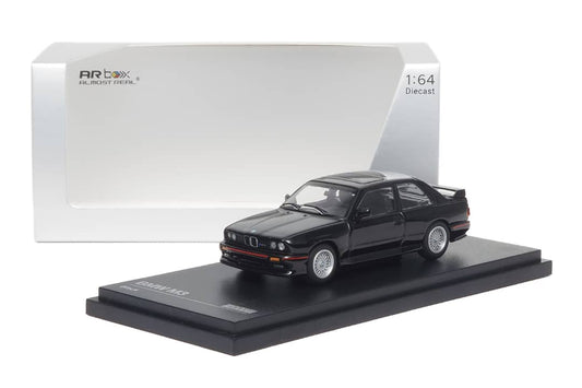 [ETA:  Jan 2026 ] AR Box 1/64 BMW 3 Series M3 E30 Sedan Black (630101001)