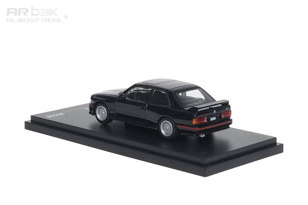 [ETA:  Jan 2026 ] AR Box 1/64 BMW 3 Series M3 E30 Sedan Black (630101001)