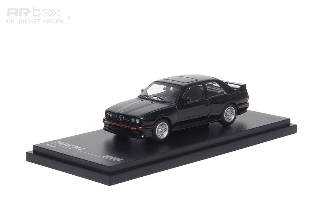 [ETA:  Jan 2026 ] AR Box 1/64 BMW 3 Series M3 E30 Sedan Black (630101001)