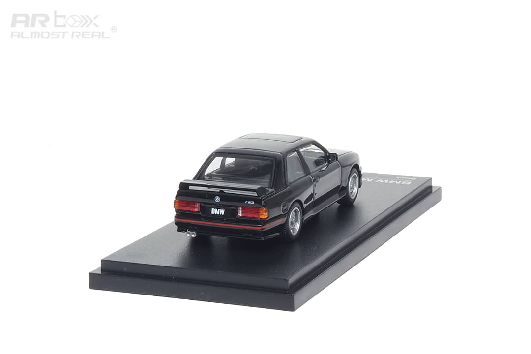 [ETA:  Jan 2026 ] AR Box 1/64 BMW 3 Series M3 E30 Sedan Black (630101001)