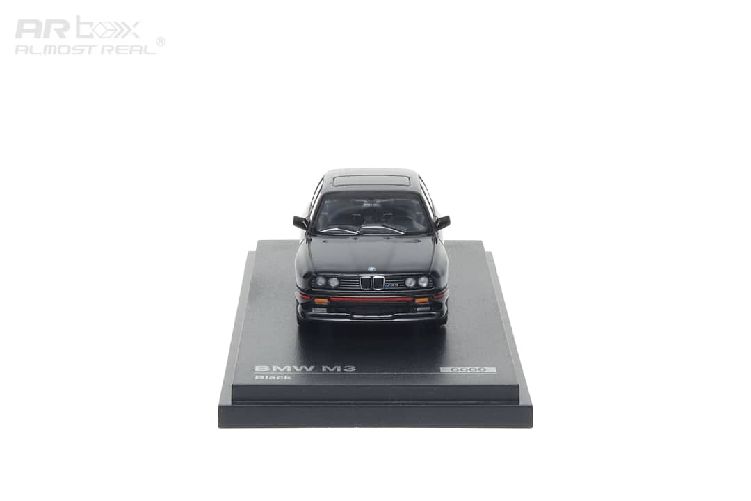 [ETA:  Jan 2026 ] AR Box 1/64 BMW 3 Series M3 E30 Sedan Black (630101001)