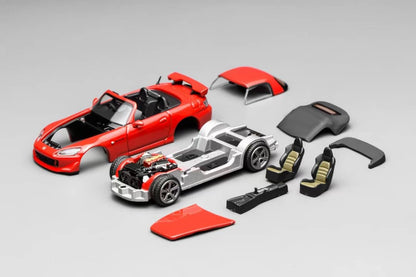 [ETA:  Oct 2025 ] Motorhelix 1/64 Honda  S2000 Type S Magnetic and Assembled Parts - Blister Card Version