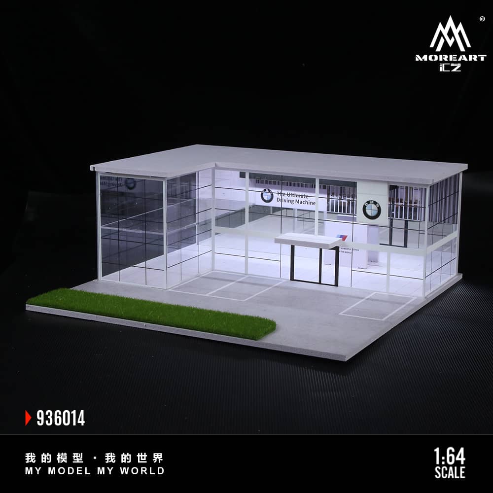 [ETA:  Dec 2025 ] MoreArt 1/64 BMW Showroom (MO936014)
Size: 30 x 30 x 11.5cm