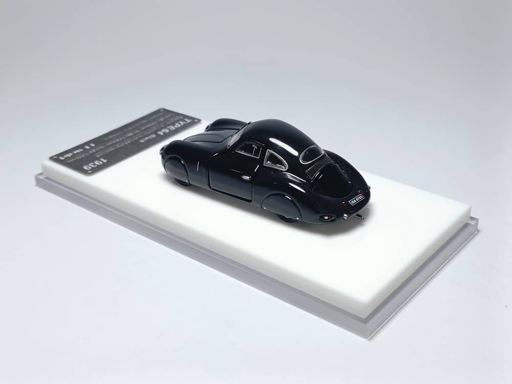 [ETA:  Dec 2025 ] Old Time Model 1/64 Porsche Type 64 (60K10) 1939 Black
